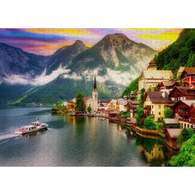 Bilde av Hallstatt: Alpeidyll ved innsjøen, 1000 brikker
