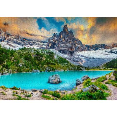 Bilde av Italia: Sorapis-sjøen, 1000 brikker