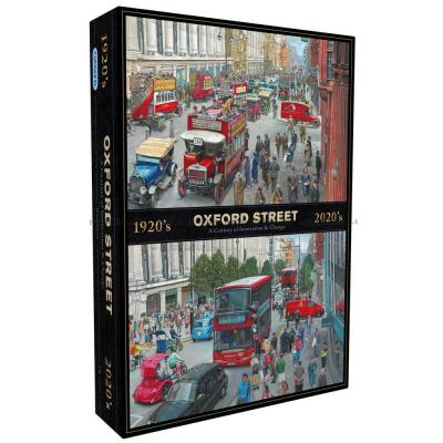 Bilde av Oxford Street før og nå, 1000 brikker