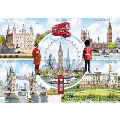 Bilde av Macneil: London - Byens puls og historie, 1000 brikker