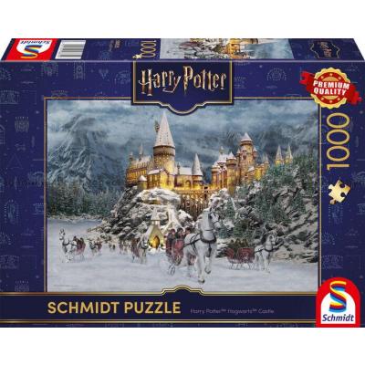 Bilde av Kinkade: Harry Potter - Vinter ved Galtvort, 1000 brikker