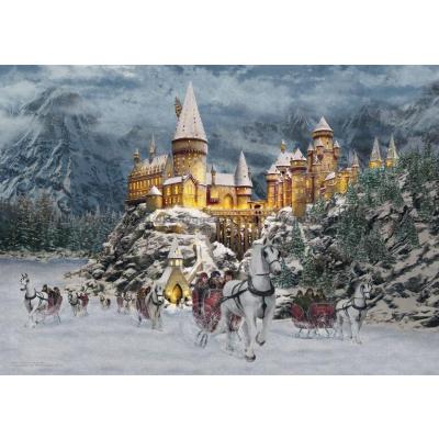 Bilde av Kinkade: Harry Potter - Vinter ved Galtvort, 1000 brikker