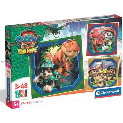 Bilde av Paw Patrol: Dino Filmen, 3x48 brikker