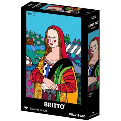 Bilde av Britto: Mona Lisa, 500 brikker