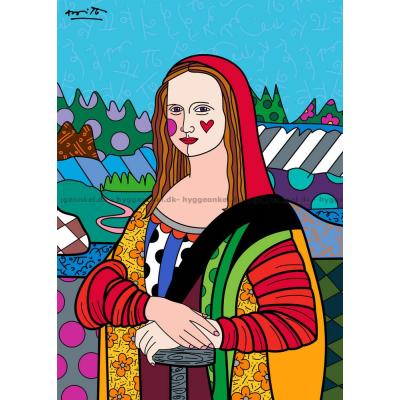Bilde av Britto: Mona Lisa, 500 brikker