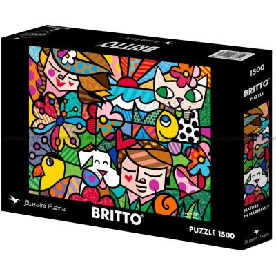 Bilde av Britto: Venner blant blomster, 1500 brikker