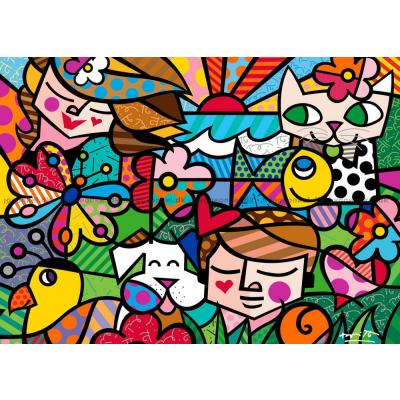 Bilde av Britto: Venner blant blomster, 1500 brikker