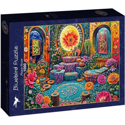 Bilde av Rommet fylt med blomster, 1000 brikker