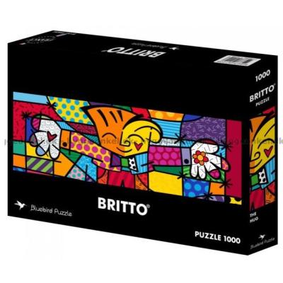 Bilde av Britto: Fargerikt klem - Panorama, 1000 brikker