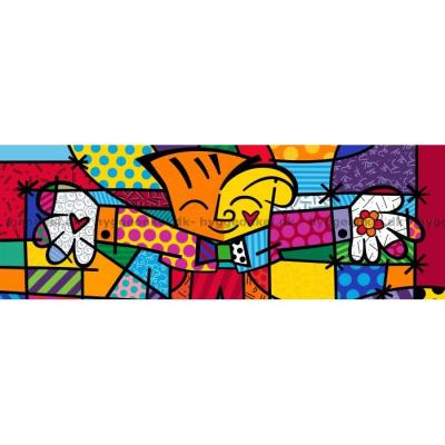 Bilde av Britto: Fargerikt klem - Panorama, 1000 brikker