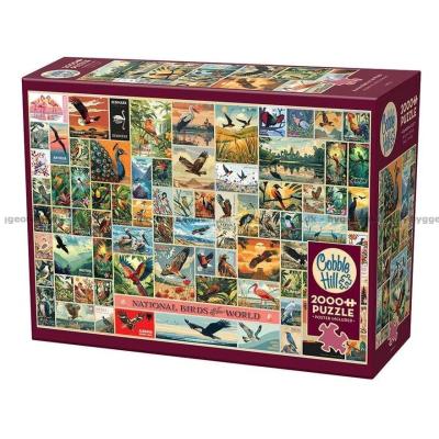Bilde av Verdens nasjonalfugler, 2000 brikker
