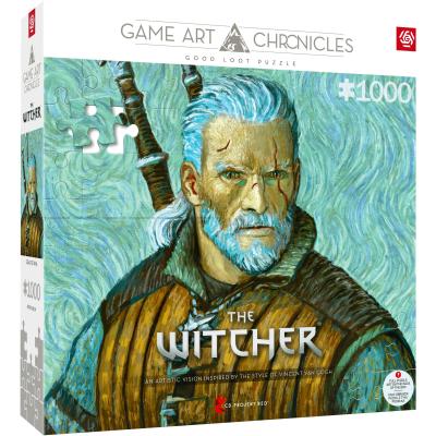 Bilde av The Witcher: Geralt & Vincent van Gogh, 1000 brikker