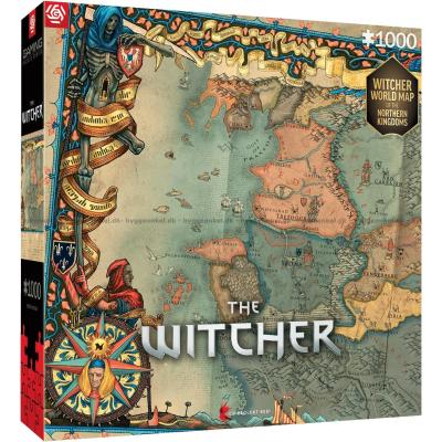 Bilde av The Witcher: De Nordlige Kongerikene - Kart, 1000 brikker