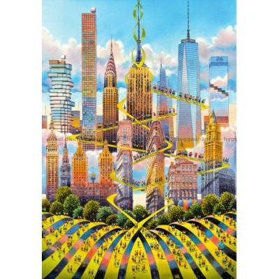 Bilde av New York: Skyskrapernes dans, 1000 brikker