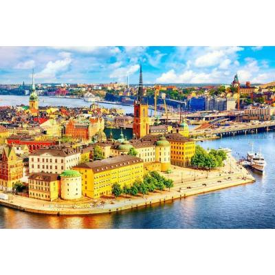 Bilde av Stockholm: Gamla Stan i solskinn, 1000 brikker