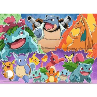 Bilde av Pokemon, 4x100 brikker