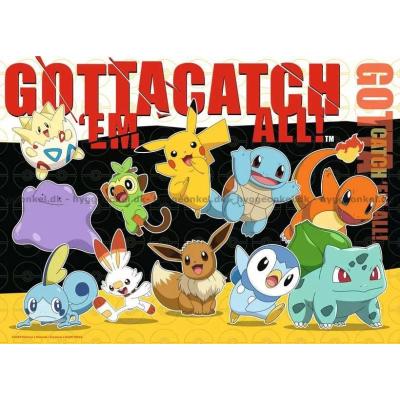 Bilde av Pokemon, 4x100 brikker