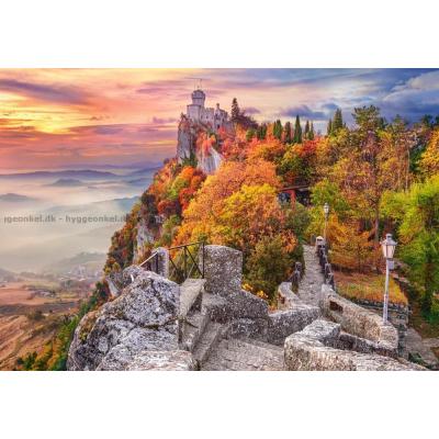 Bilde av Guaita-tårnet i San Marino, 1000 brikker