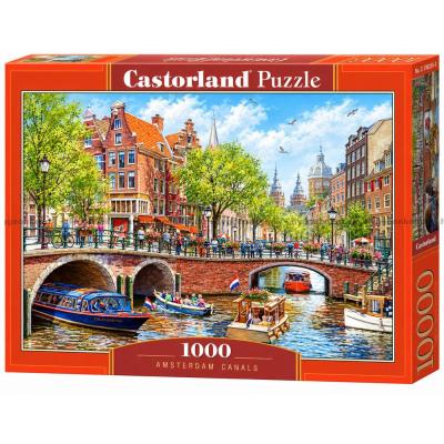 Bilde av Macneil: Kanalliv i Amsterdam, 1000 brikker