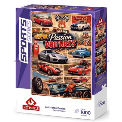 Bilde av Bensin og nostalgi, 1000 brikker
