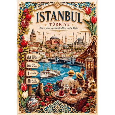 Bilde av Storbyer i verden: Istanbul, 1000 brikker
