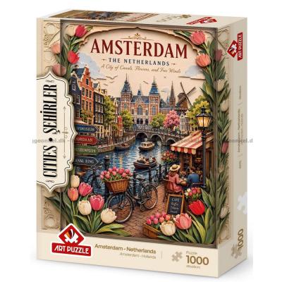 Bilde av Storbyer i verden: Amsterdam, 1000 brikker