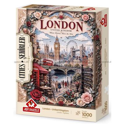 Bilde av Storbyer i verden: London, 1000 brikker