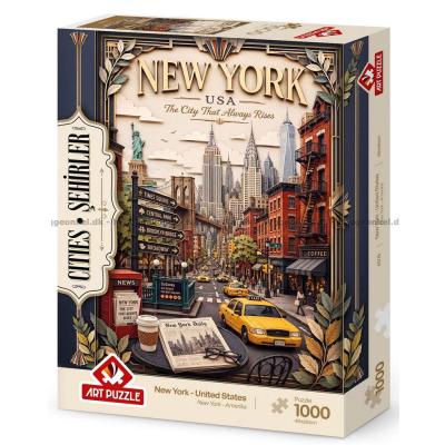 Storbyer i verden: New York, 1000 brikker