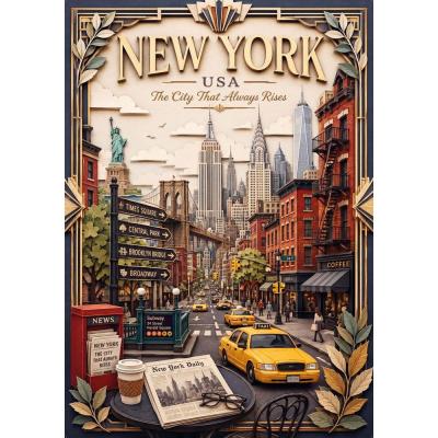 Bilde av Storbyer i verden: New York, 1000 brikker