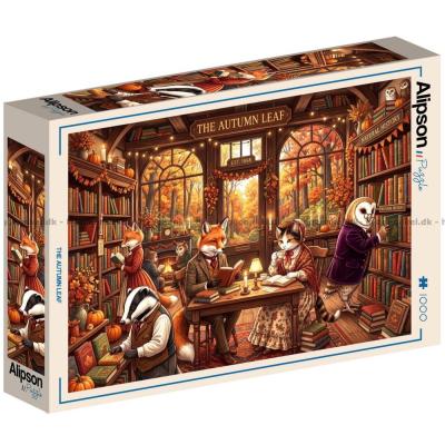 Bilde av Skogens bibliotek, 1000 brikker