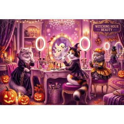 Bilde av Halloween: Kattens forvandling, 1000 brikker