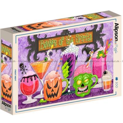 Bilde av Halloween: Skumle cocktails, 500 brikker