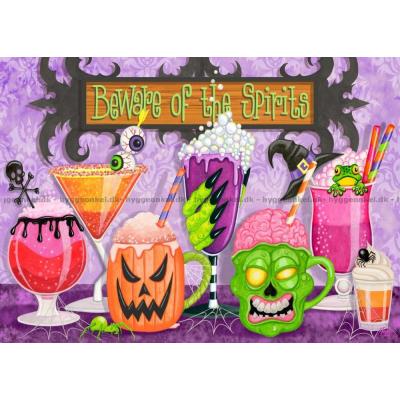 Bilde av Halloween: Skumle cocktails, 500 brikker