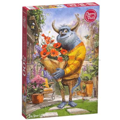 Bilde av Monsterets blomsterhilsen, 500 brikker
