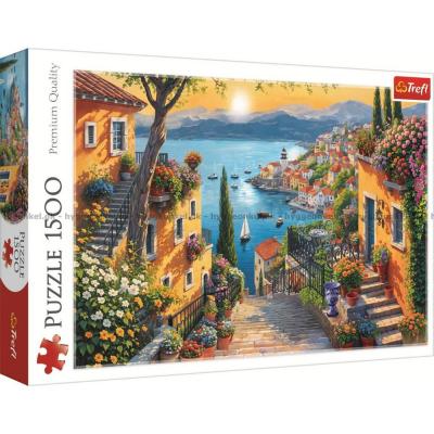 Bilde av Blomstrende havutsikt, 1500 brikker