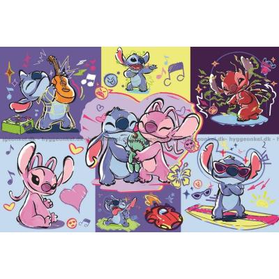 Bilde av Disney: Stitch og venner, 300 brikker