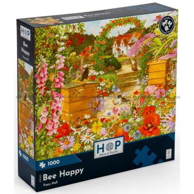 Bilde av Hall: Blomsterprakt og bikuber, 1000 brikker