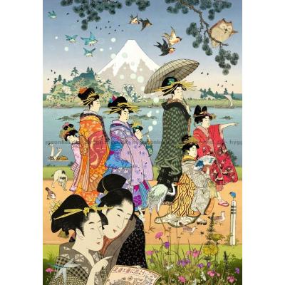 Bilde av På gaten! Hokusai, 500 brikker