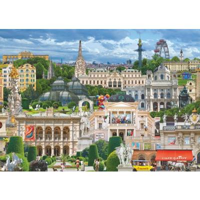 Bilde av Gåtur i Wien, 1000 brikker