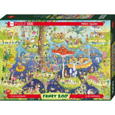 Bilde av Degano: Funky Zoo - Magiske dyr og rare vesener, 1000 brikker
