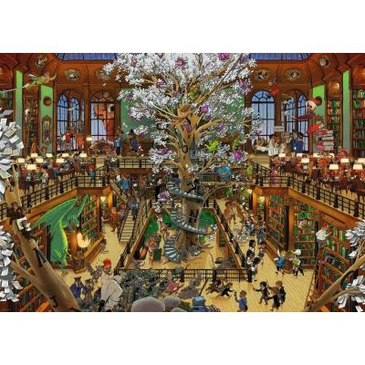 Bilde av Oesterle: Biblioteket, 2000 brikker