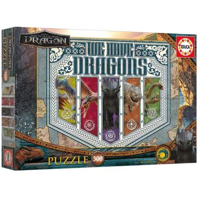 Bilde av Dragetreneren, 300 brikker