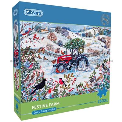 Bilde av Hvit jul på gården, 250 brikker