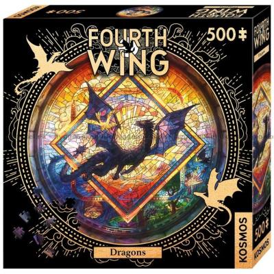 Bilde av Fourth Wings: Dragene - Rundt puslespill, 500 brikker