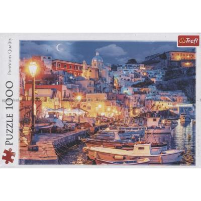 Bilde av Procida ved kveldstid, 1000 brikker