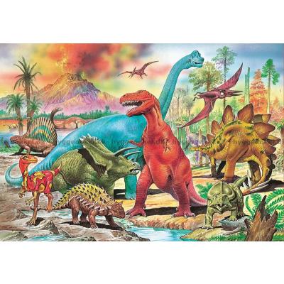 Bilde av Dinosaurer, 100 brikker