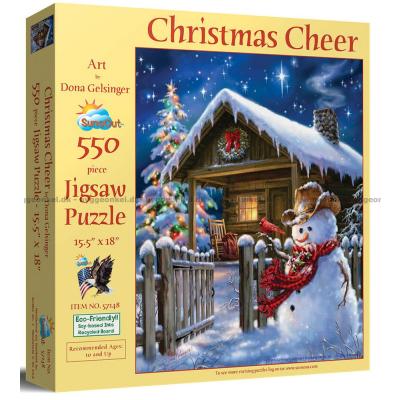 Gelsinger: Julehytten, 550 brikker