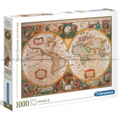 Verdenskart: Antikt, 1000 brikker