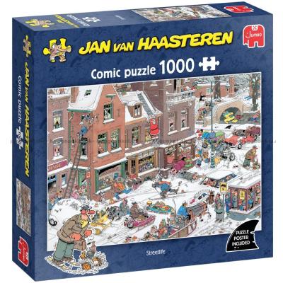Gang i gaden - vinter, 1000 brikker