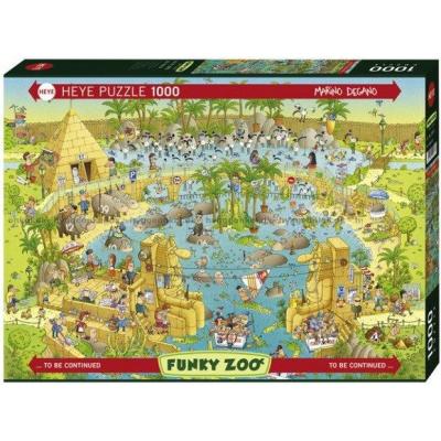 Degano: Funky Zoo - Ved Nilen, 1000 brikker